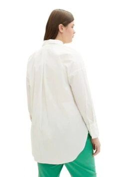 Tom Tailor Plus - Gestreifte - Overhemdblouse - Whisper White -Tom Tailor Winkel f46a34cc1da74bf2b9d14db6cf3e7602