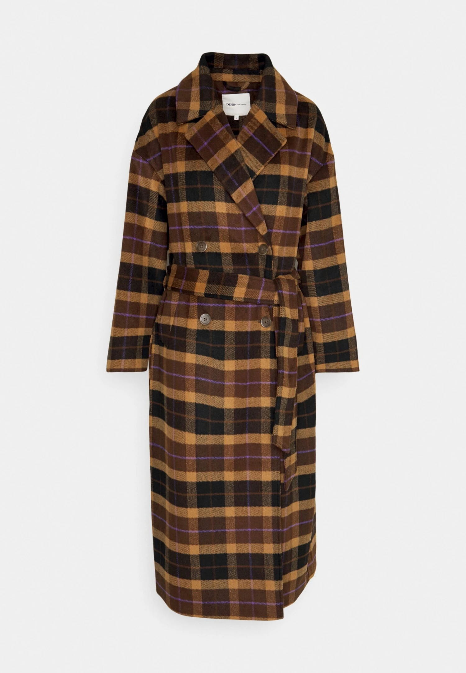 TOM TAILOR Denim Loose Belted Coat - Mantel - Brown 8 TOM TAILOR Denim Loose Belted Coat - Mantel - Brown - Afbeelding 6