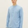 TOM TAILOR Denim Mit Stehkragen - Overhemd - Helsinki Night Blue Chambray