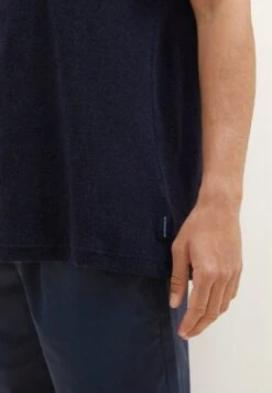 Tom Tailor Pyjamashirt - Blue Dark Melange -Tom Tailor Winkel f4ec0b20c71d49de8d301fcdb6165c85