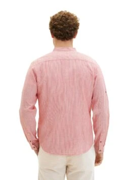 Tom Tailor Mit Struktur - Overhemd - Red Pinstripe -Tom Tailor Winkel f5f0e999fbcc4e428fff704f24ea0b58