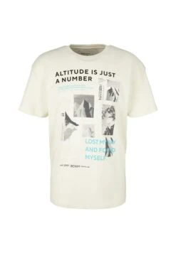 TOM TAILOR Denim Mit Fotoprint  - T-Shirt Print - Offwhite -Tom Tailor Winkel f66d8eb5b2d642bf97e6a4aff3a54db9
