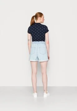 TOM TAILOR Denim Paperbag Shorts - Jeansshort - Used Light Stone Blue Denim -Tom Tailor Winkel f69c2e69d64c4d17956897d8d7dea2ab