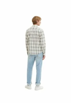 Tom Tailor Kariertes- Overhemd - Off White Navy Check -Tom Tailor Winkel f6b9355c781b40a7b42f513803aefcb2