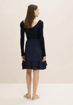 Tom Tailor Mit Volantsâ  - A-Lijn Rok - Sky Captain Blue -Tom Tailor Winkel f6fa058b2fc44999bd98f76d426b0d7b