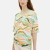 Tom Tailor Gemustertes - T-Shirt Print - Colorful Wavy Design 1 Tom Tailor Gemustertes - T-Shirt Print - Colorful Wavy Design -Tom Tailor Winkel f7074342ae6142bc8f9ac2209eacfc5f