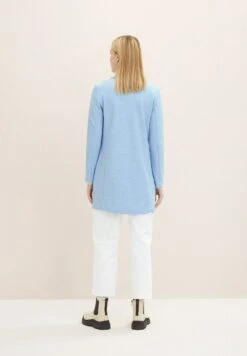 Tom Tailor Übergangs - Halflange Jas - Dreamy Blue Melange -Tom Tailor Winkel f728193cc95d4b199a466f0a31c6fb37