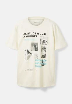 TOM TAILOR Denim Mit Fotoprint  - T-Shirt Print - Offwhite -Tom Tailor Winkel f72ed4675c674d38b49a6fd5b6ca6553