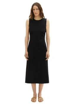 Tom Tailor Mit Faltenlegung - Jurk - Deep Black