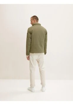 Tom Tailor Quilted Biker - Jas - Dusty Olive Green -Tom Tailor Winkel f8ac4a423e424e6da5e316b3db95e086