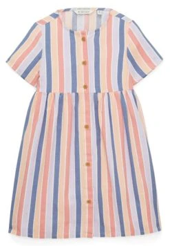 Tom Tailor Gestreiftes - Blousejurk - Vertical Multicolor Stripe