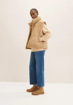 TOM TAILOR Denim Culotte - Straight Leg Jeans - Used Dark Stone Blue Denim -Tom Tailor Winkel f915a21ff20f41f0b5c37c79b92bad93