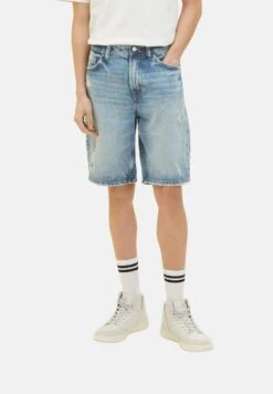 TOM TAILOR Denim Jeansshort - Destroyed Light Stone Blue Den -Tom Tailor Winkel f91dc4f0e65f44f595252d40c6212a23