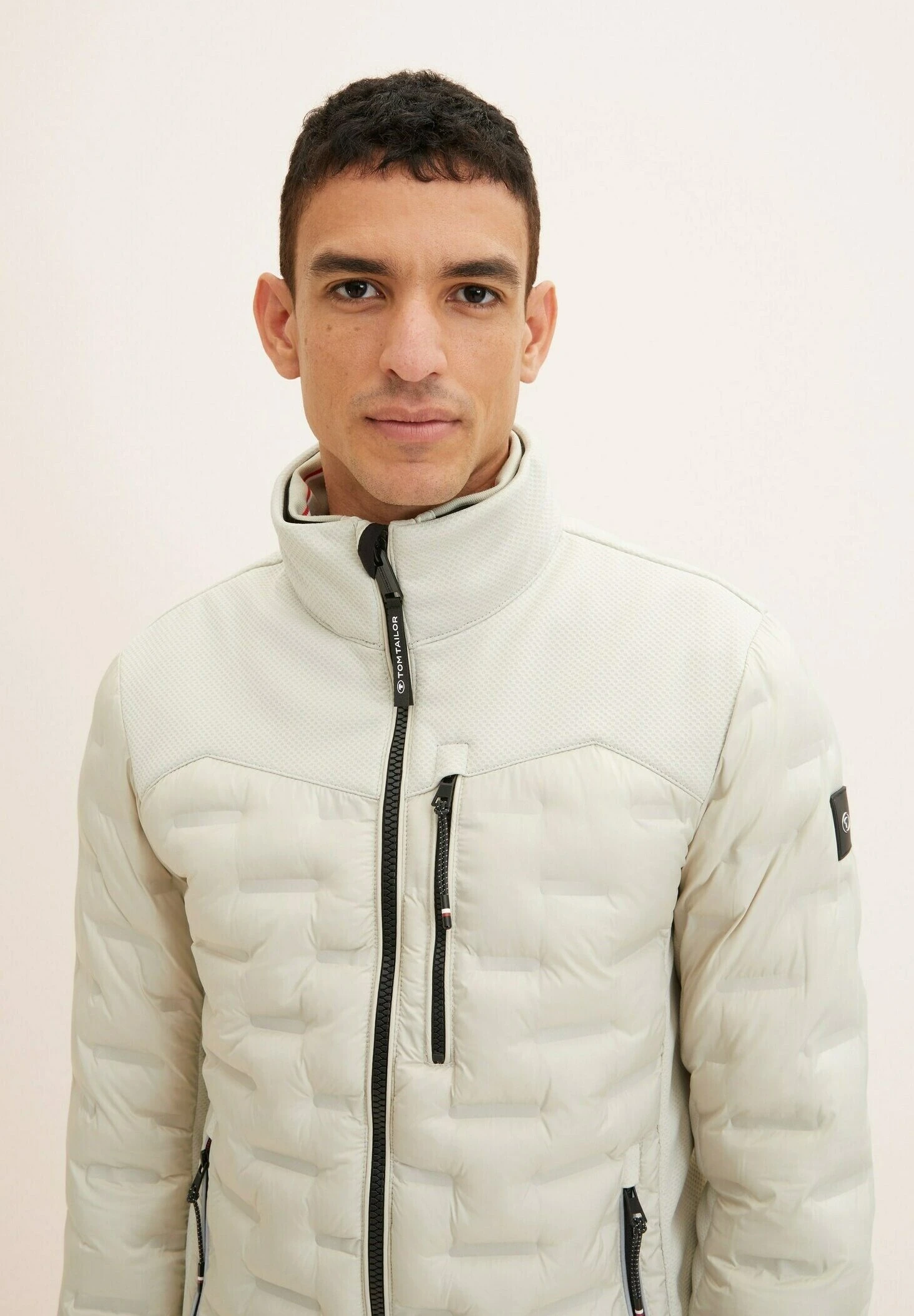 Tom Tailor Regular FitMit Steppungen - Jas - Beige Alfalfa 6 Tom Tailor Regular FitMit Steppungen - Jas - Beige Alfalfa - Afbeelding 4