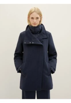 Tom Tailor Mit Stehkragen - Mantel - Sky Captain Blue