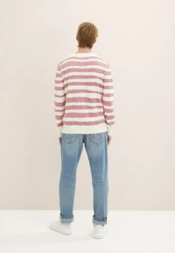 Tom Tailor Trui - Velvet Rose Water Stripe -Tom Tailor Winkel fb96a17d18004e94a486f5cd29d060dc