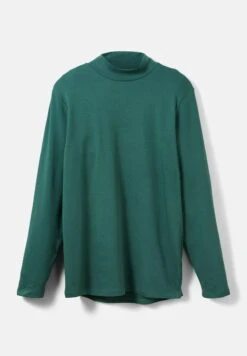 TOM TAILOR Denim Langarm Mit Stehkragen - Longsleeve - Explorer Green -Tom Tailor Winkel fbc10cdf94554b6fb0d6cbe68e28228f