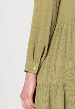 Tom Tailor Crincled Tired Dress - Jurk - Moderate Olive -Tom Tailor Winkel fbd48b34248b45b584cd41587106d0c7