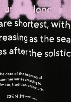 TOM TAILOR Denim T-Shirt Print - Schwarz 7 TOM TAILOR Denim T-Shirt Print - Schwarz -Tom Tailor Winkel fbe02f8c754243bfbfc85da37df5d5aa