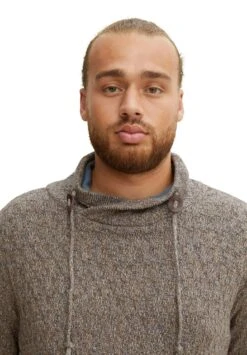 Tom Tailor Mit Sch - Trui - Navy White Brown Mouline -Tom Tailor Winkel fbed9330c4ef41249bdef22c10584fd3