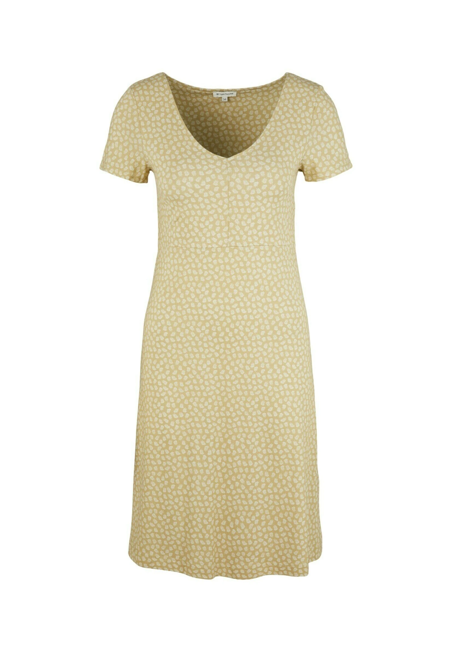 Tom Tailor Jerseyjurk - Green Small Leaf Design 7 Tom Tailor Jerseyjurk - Green Small Leaf Design - Afbeelding 5