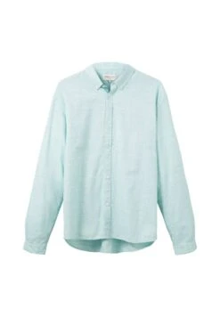 TOM TAILOR Denim Overhemd - Turquoise Structure -Tom Tailor Winkel fd8c14209f1a4802ba66e9354da882db