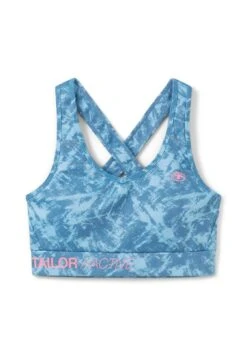 Tom Tailor Active Wear Atmungsaktiver Sport - Bustier - Steel Blue Aop -Tom Tailor Winkel fe6f39b657824379b1b96920cd2158fc