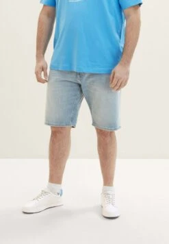 Tom Tailor Jeansshort - Light Stone Wash Denim